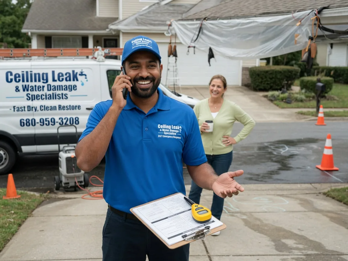 Ceiling Leak Cleanup Vassalboro, ME FAQs
